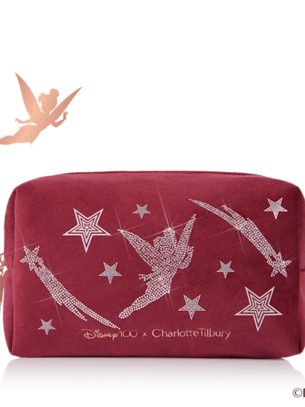 Charlotte Tilbury x Disney Tinker Bell Limited Edition Best Wishes Makeup Bag - - Picture 5 of 7